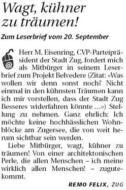 ZM. Wagt, kuehner zu traeumen; Neue ZZ, 23.9.2008.jpg