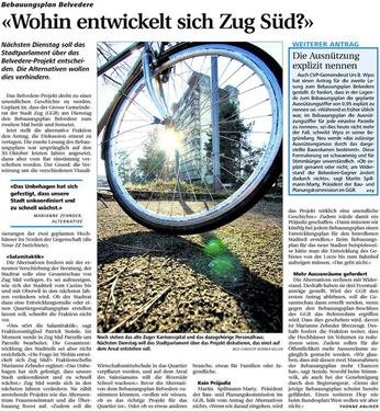 N. Wohin entwickelt sich Zug Sued; Neue ZZ, 12.3.2008.jpg