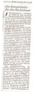 9. Ein Kompromiss fuer die Hochhaeuser; Neue ZZ, 29.10.2007.jpg