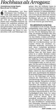 8. Hochhaus als Arroganz; Neue ZZ, 29.2.2008.jpg