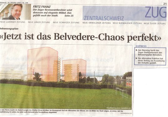 9. Jetzt ist das Belvedere Chaos perfekt; Neue ZZ, 24.10.2007 (1).jpg