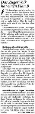 4. Das Zuger Volk hat einen Plan B (Eisstadion); Neue ZZ, 20.11.2007.jpg