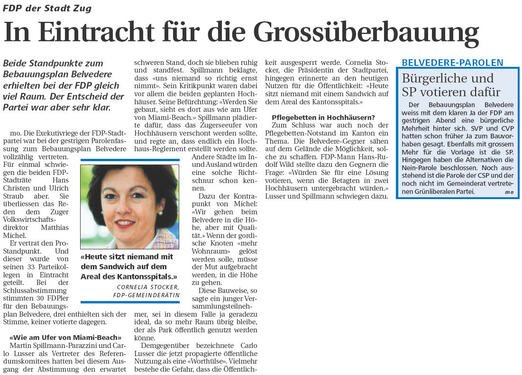 ZG. In Eintracht fuer die Grossueberbauung; Neue ZZ, 4.9.2008.jpg