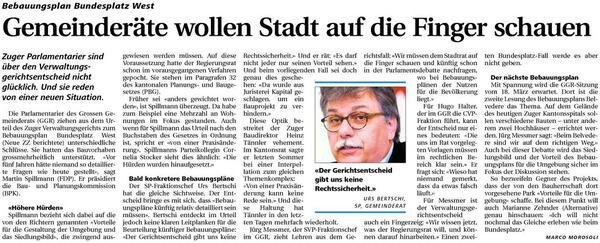 M. Gemeinderaete wollen Stadt auf die Finger schauen; Neue ZZ, 5.3.2008.jpg