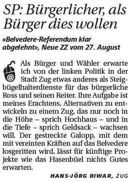 S. SP - Buergerlicher, als Buerger dies wollen; Neue ZZ, 28.8.2008.jpg