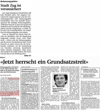 K. Stadt Zug ist verunsichert; Neue ZZ, 1.3.2008.jpg